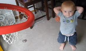 Amazing two year old basketball player