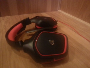 A common gaming headset.