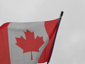 The Canadian flag 