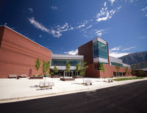 This is the south entrance of Orem High School. 